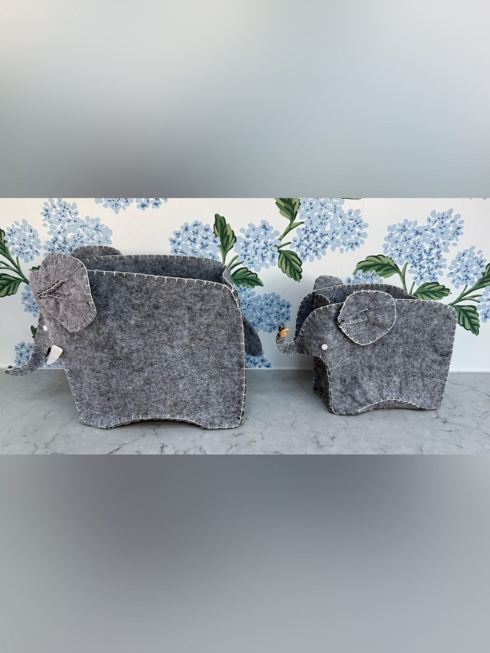 Pottery Barn Kids Elephant Storage Bins